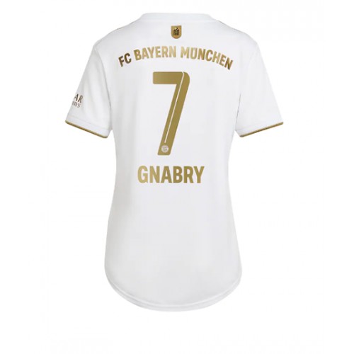 Bayern Munich Serge Gnabry #7 Bortedrakt Kvinner 2022-23 Kortermet Bayern Munich Serge Gnabry #7 Bortedrakt Kvinner 2022-23 Kortermet